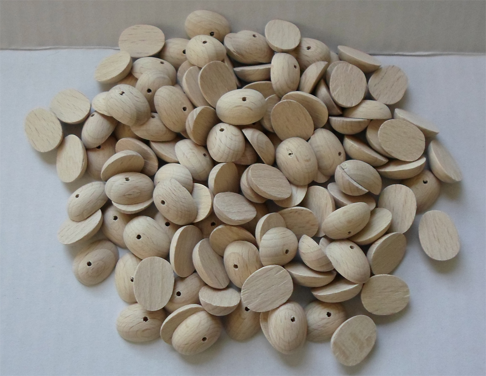 Marionetten-Füße (Halb-Ei Form), Buche