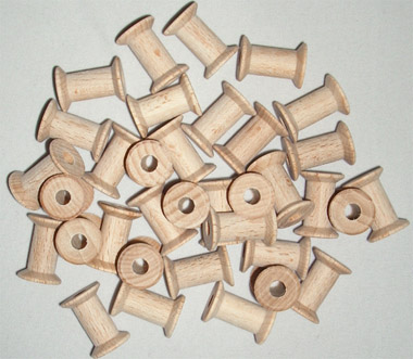 Zwirnspulen - Garnrollen 21 mm (Miniatur)