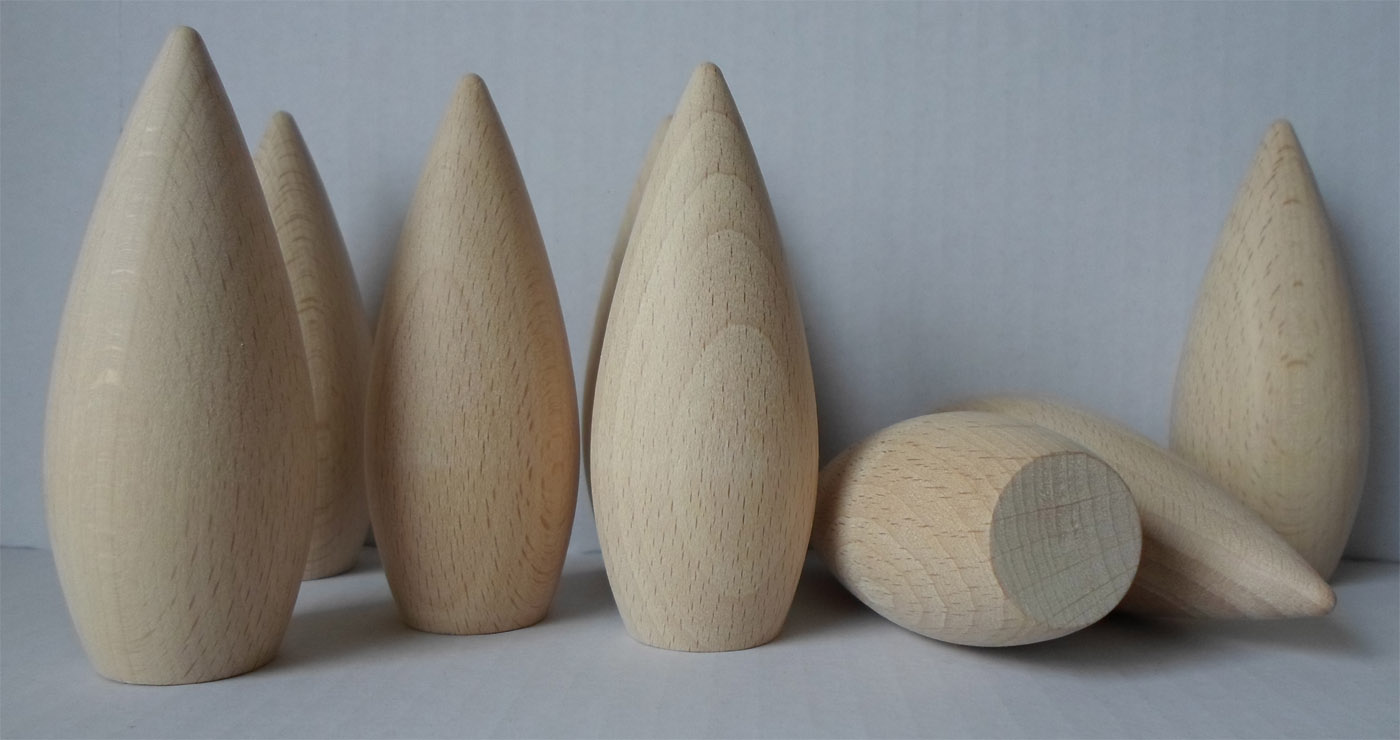 Ogive - Olivenförmig, Buche