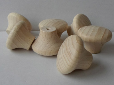 Möbelknopf 40 mm Ø, Buche